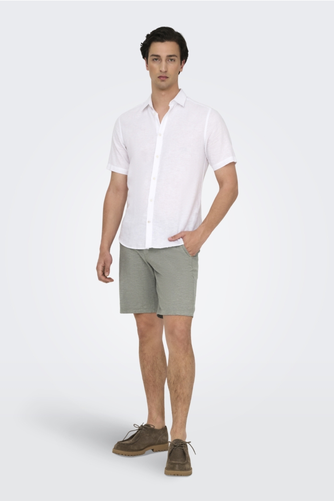 Only & Sons grijze heren korte broek | Model