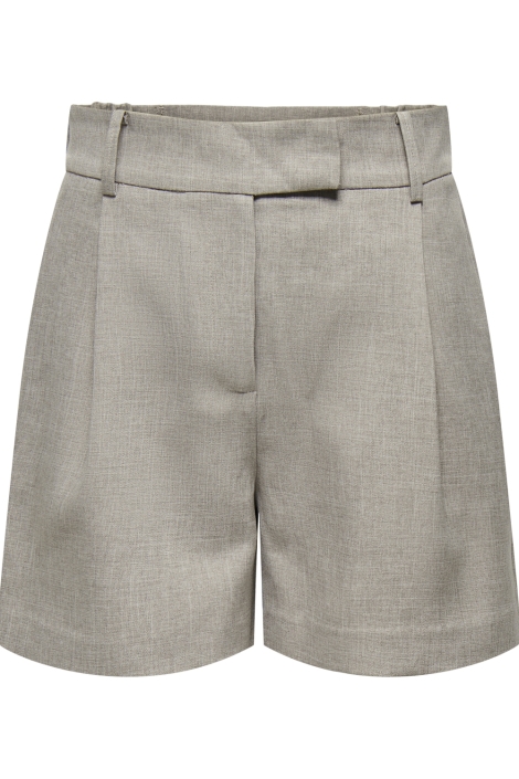 Only beige dames korte broek | Model vooraanzicht