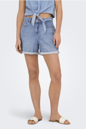 Only Broek ONLJOSEPHINE STRETCH SHORTS DNM AZG 15321381 Light Blue Denim