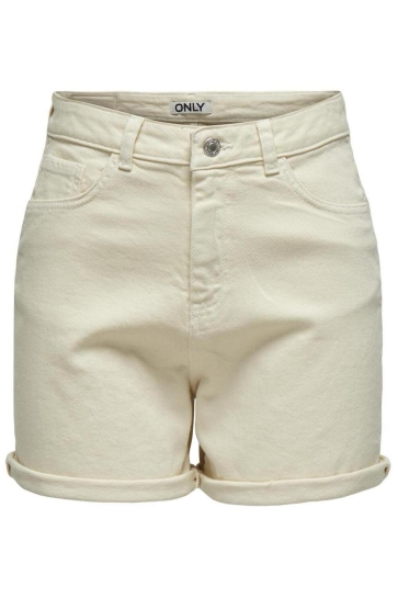 Only Korte broek ONLJOSEPHINE STRETCH SHORTS DNM AZG 15321381 ECRU