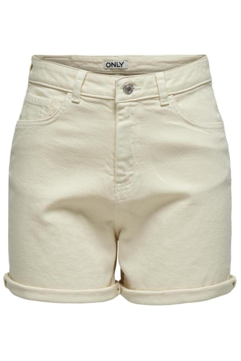 Only beige dames korte broek | Vooraanzicht