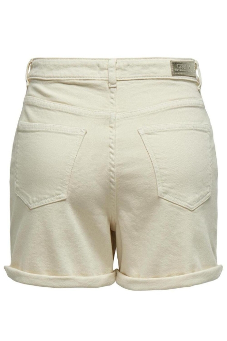 Only beige dames korte broek | Achteraanzicht