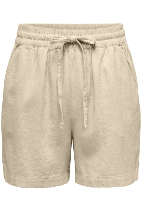 Jacqueline de Yong beige dames korte broek | Vooraanzicht