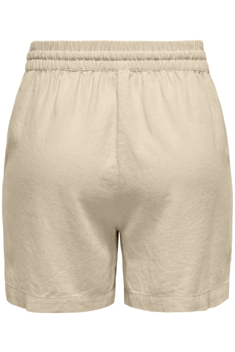 Jacqueline de Yong beige dames korte broek | Achteraanzicht