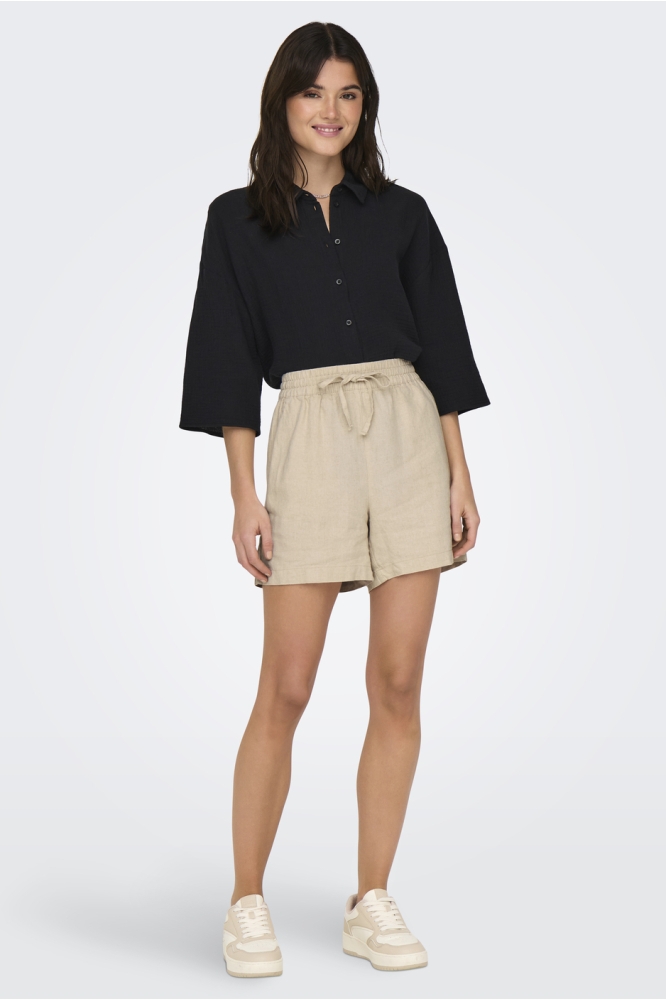 Jacqueline de Yong beige dames korte broek | Model