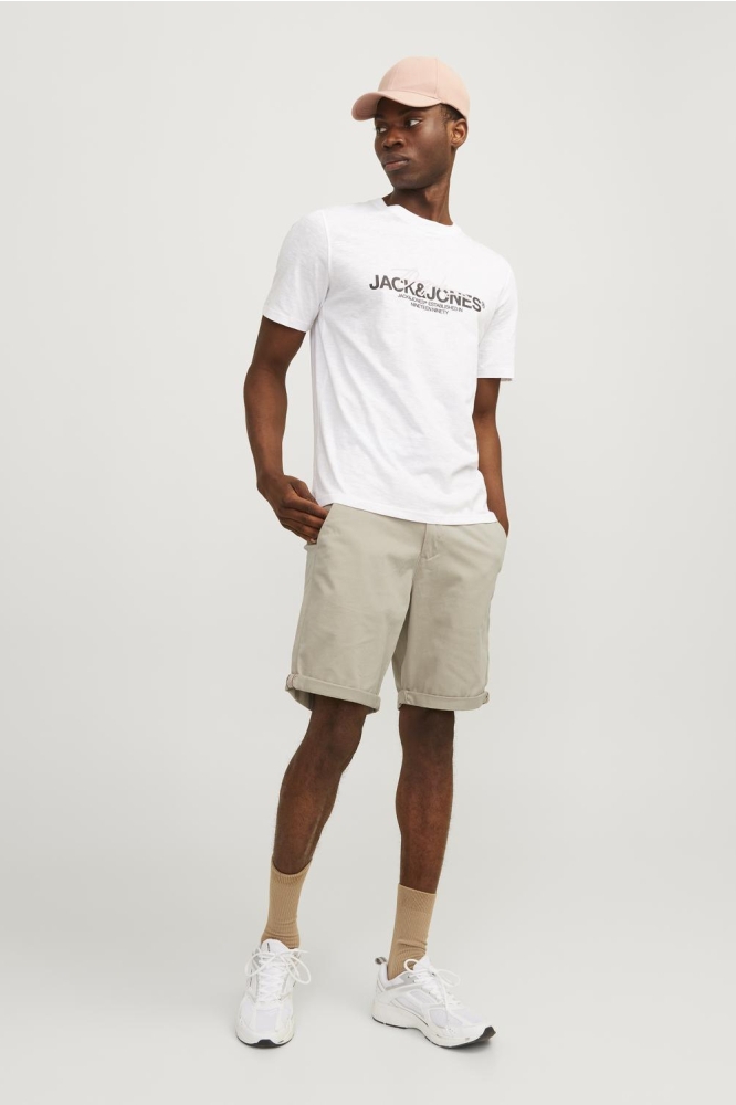 Jack & Jones beige heren korte broek | Model