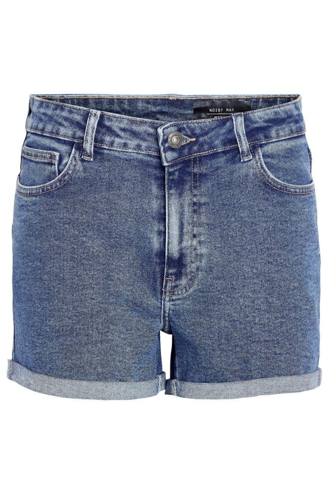 Noisy may blauwe dames korte broek | Vooraanzicht