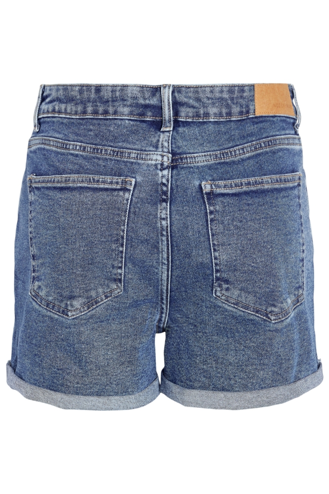 Noisy may blauwe dames korte broek | Achteraanzicht