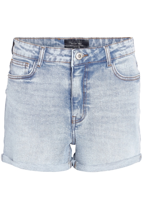 Noisy may blauwe dames korte broek | Vooraanzicht