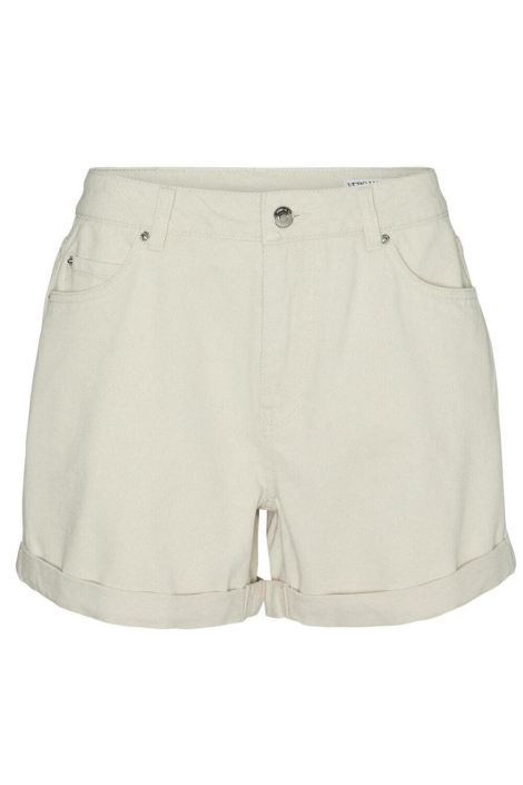 Vero Moda ecru dames korte broek | Vooraanzicht