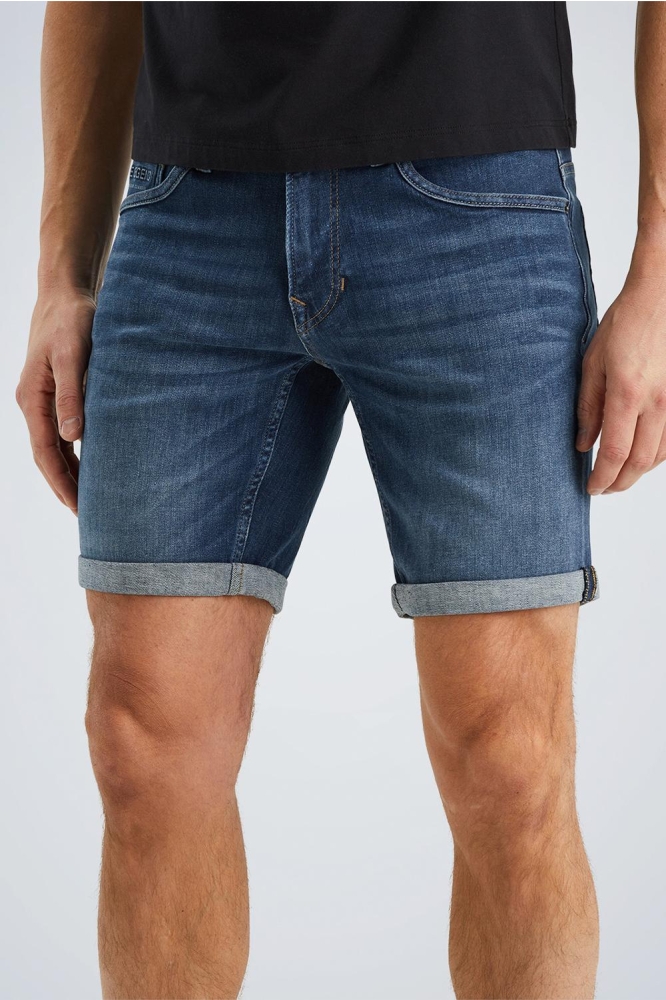 PME legend blauwe heren korte broek | Model vooraanzicht