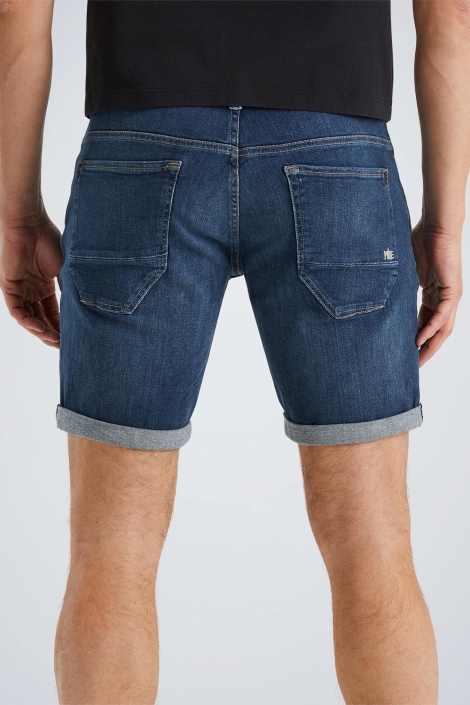 PME legend blauwe heren korte broek | Model achteraanzicht