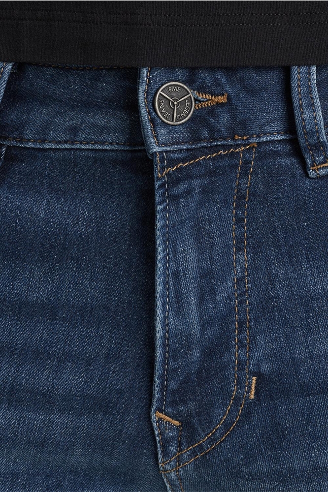 PME legend blauwe heren korte broek | Close up