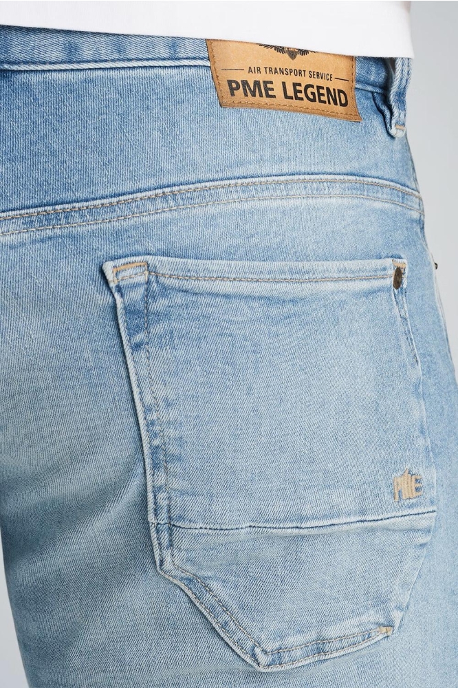 PME legend blauwe heren korte broek | Close up