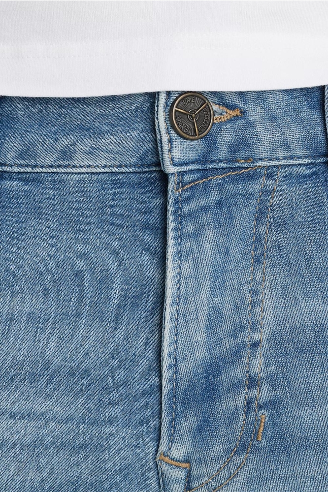 PME legend blauwe heren korte broek | Close up