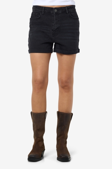 Noisy may Broek NMMONI HW DNM SHORTS AZ360BL NOOS 27029491 Black Denim