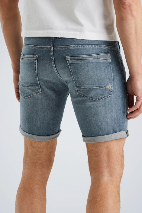 PME legend blauwe heren korte broek | Model achteraanzicht