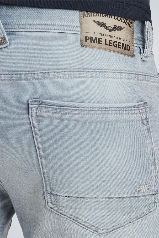 PME legend blauwe heren korte broek | Close up
