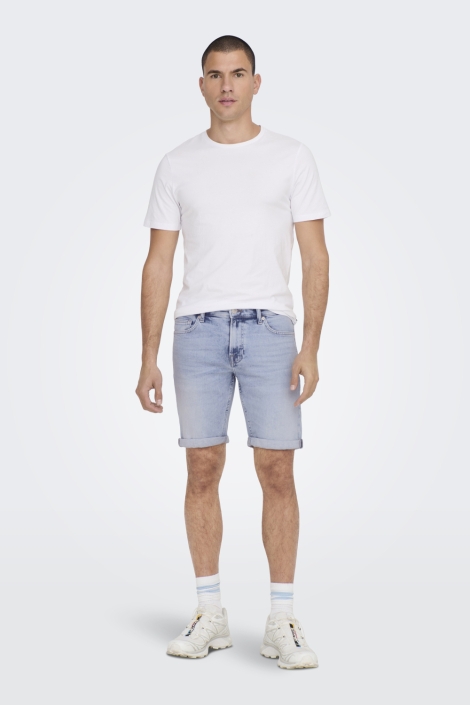 Only & Sons blauwe heren korte broek | Model