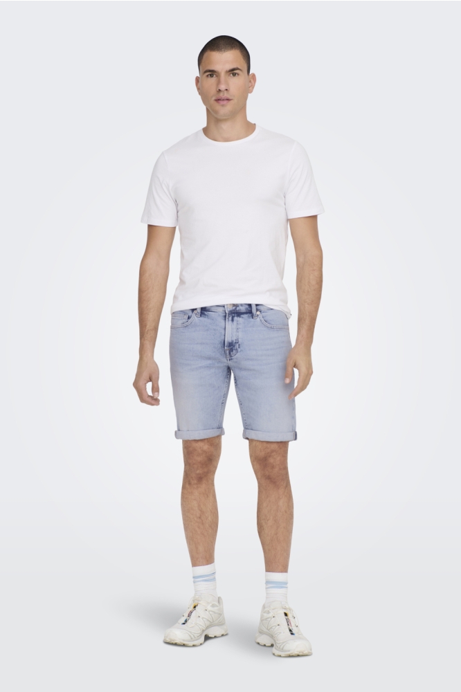 Only & Sons blauwe heren korte broek | Model