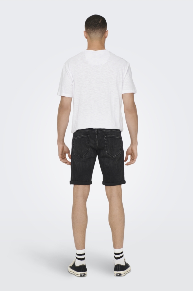 Only & Sons zwarte heren korte broek | Model