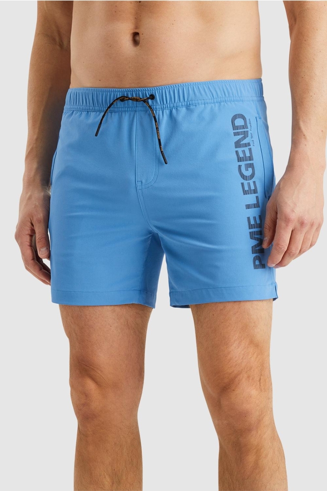 PME legend blauwe heren korte broek | Model vooraanzicht