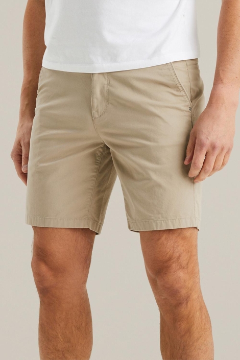 Vanguard beige heren korte broek | Model vooraanzicht