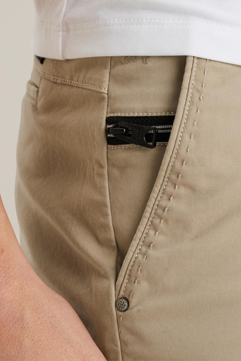 Vanguard beige heren korte broek | Close up