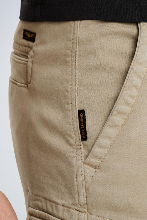 PME legend beige heren korte broek | Close up