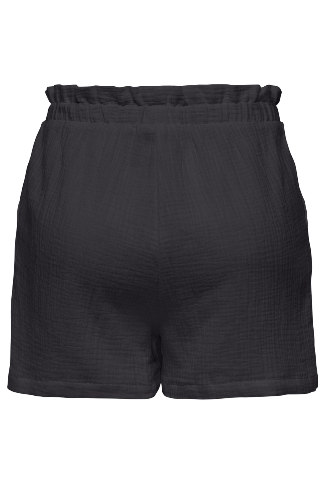 Jacqueline de Yong zwarte dames korte broek | Achteraanzicht