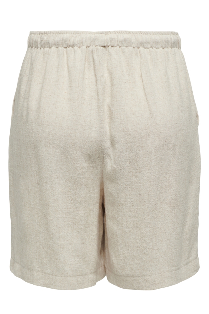 Only beige dames korte broek | Achteraanzicht