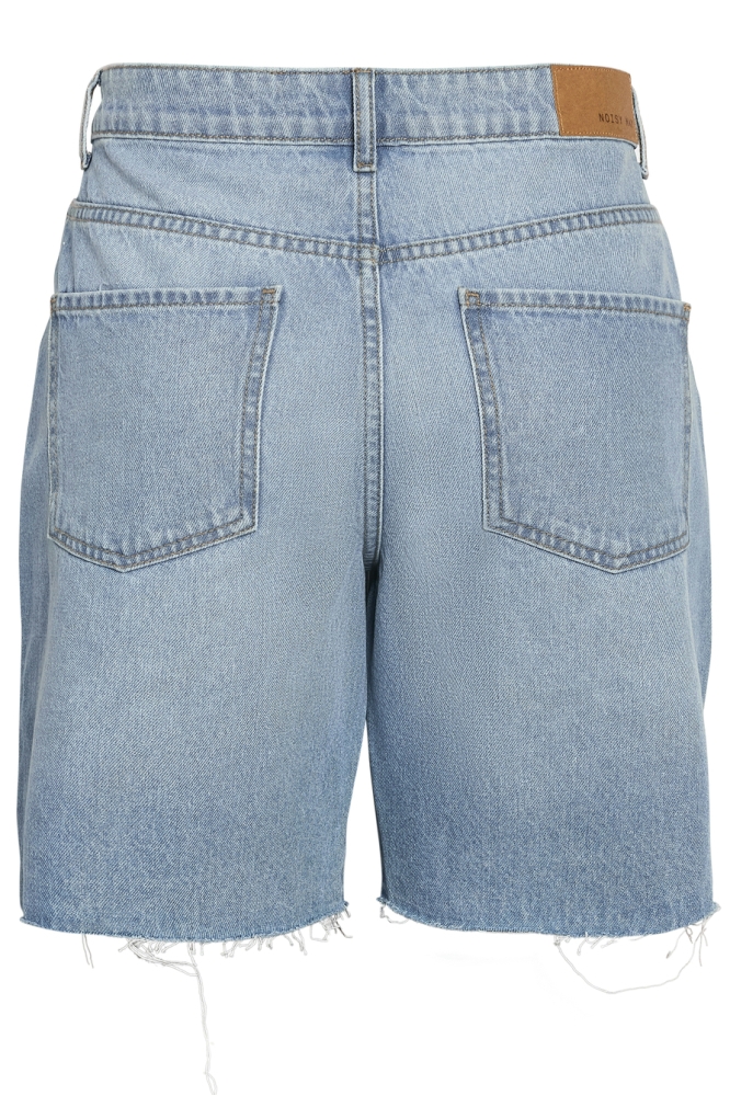 Noisy may blauwe dames korte broek | Achteraanzicht
