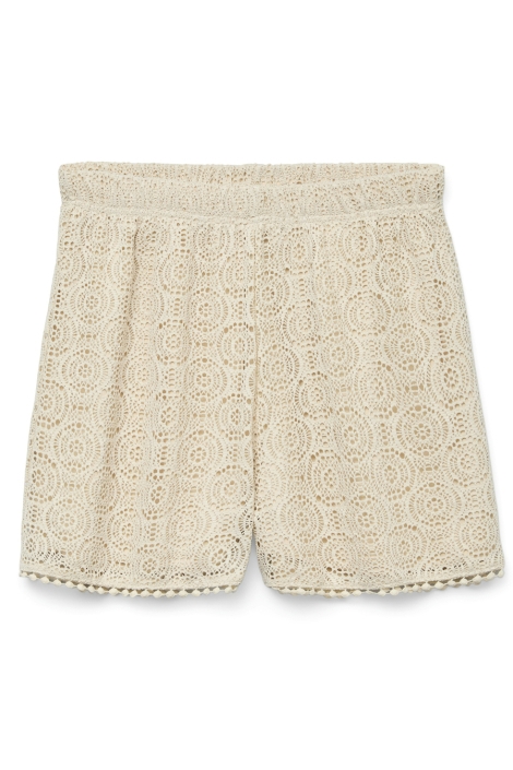 Vero Moda beige dames korte broek | Vooraanzicht