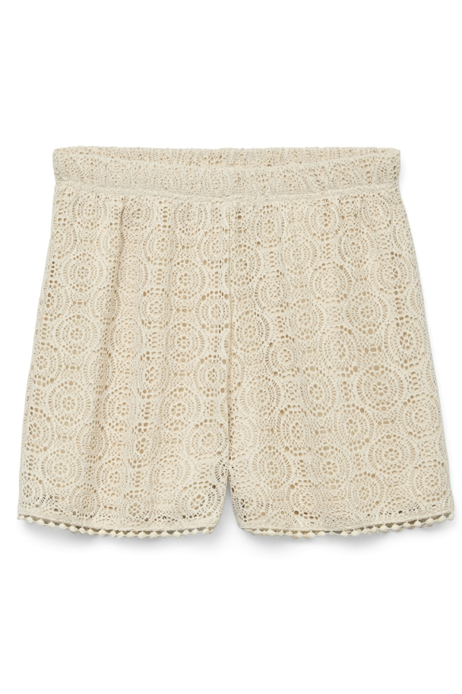 Vero Moda beige dames korte broek | Vooraanzicht