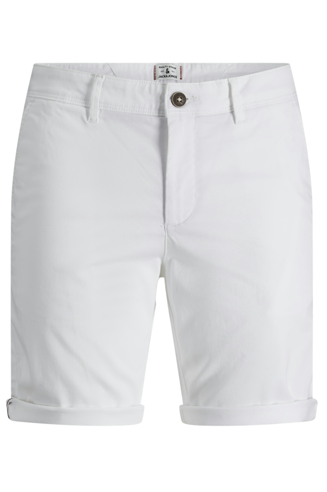 Jack & Jones witte heren korte broek | Vooraanzicht