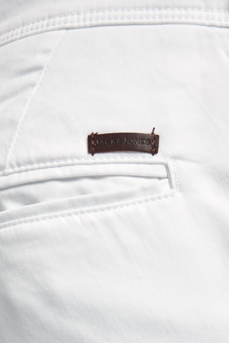 Jack & Jones witte heren korte broek | Kleurstaal