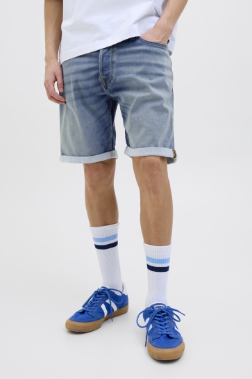 Jack & Jones Korte broek JJIRICK JJICON I.K. SHORTS GE 129 S 12269603 BLUE DENIM