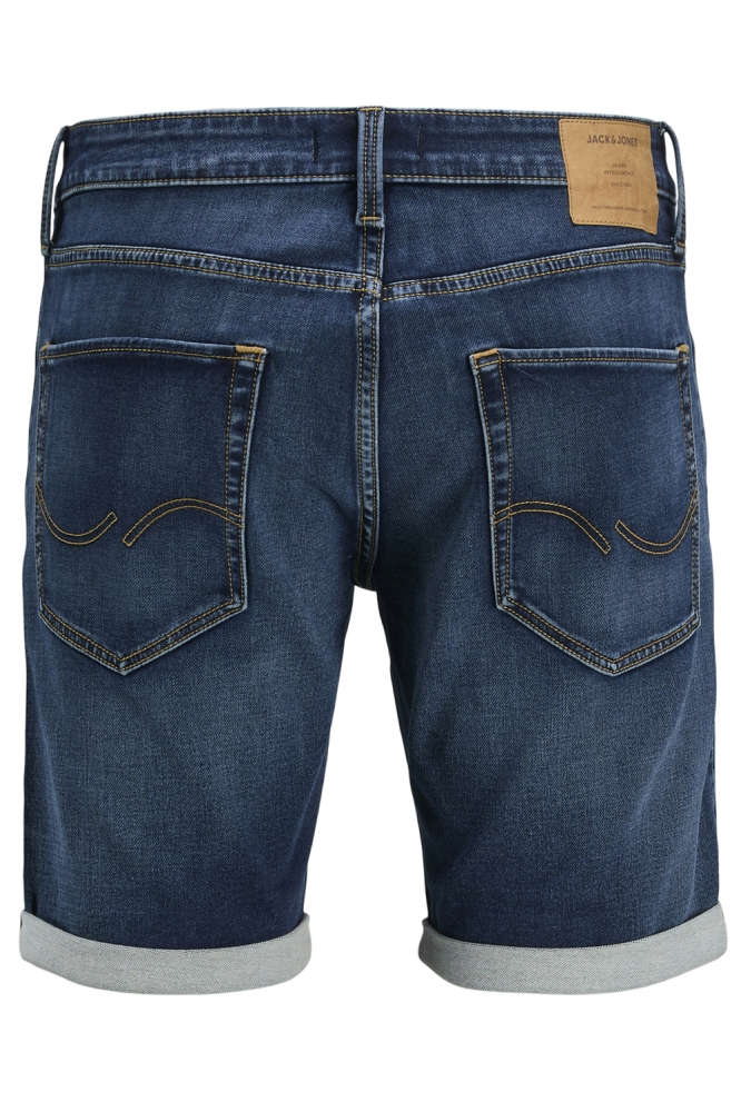 Jack & Jones blauwe heren korte broek | Achteraanzicht