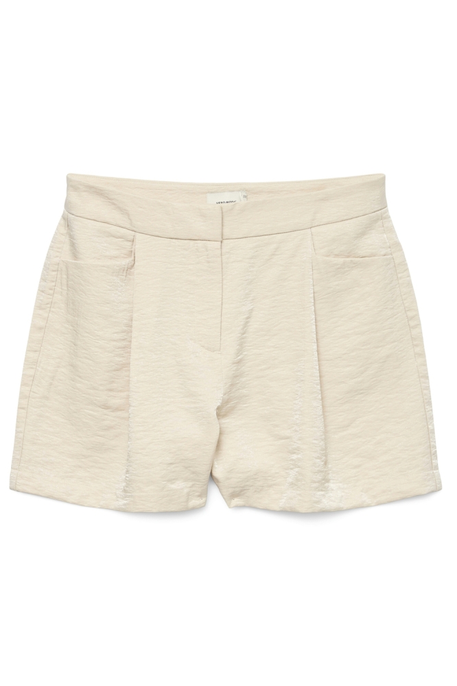 Vero Moda beige dames korte broek | Vooraanzicht