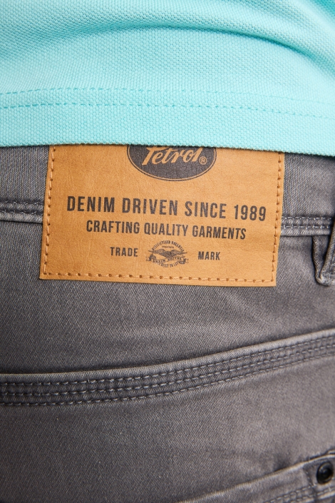 Petrol Industries grijze heren korte broek | Unique Selling Point