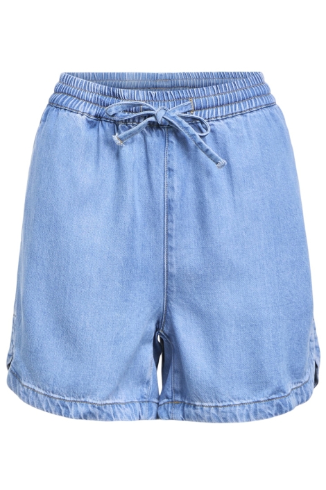 Object blauwe dames korte broek | Vooraanzicht