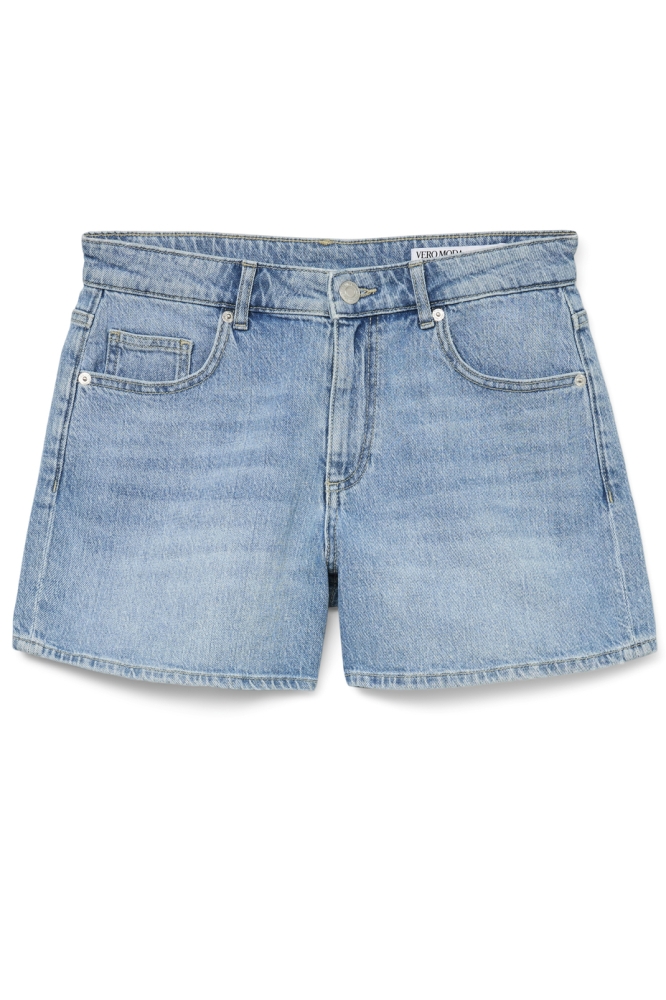 Vero Moda blauwe dames korte broek | Vooraanzicht