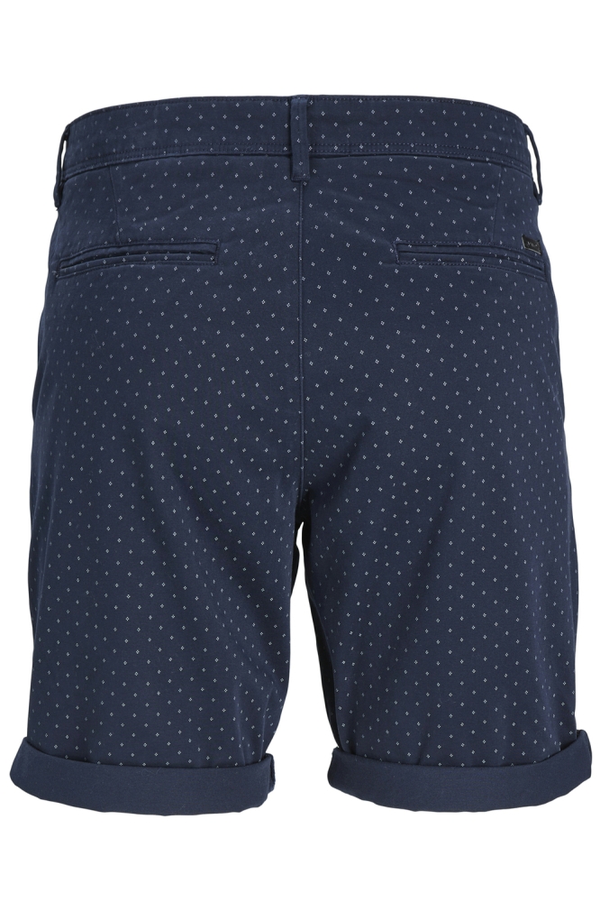 Jack & Jones blauwe heren korte broek | Achteraanzicht