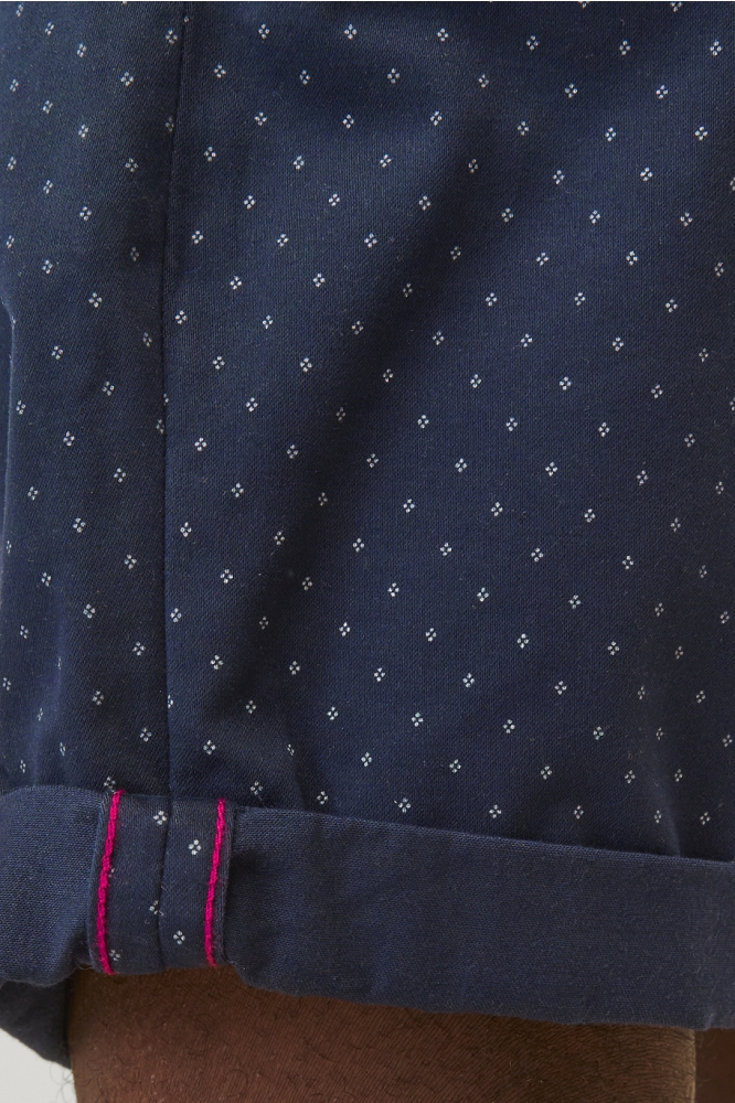 Jack & Jones blauwe heren korte broek | Close up