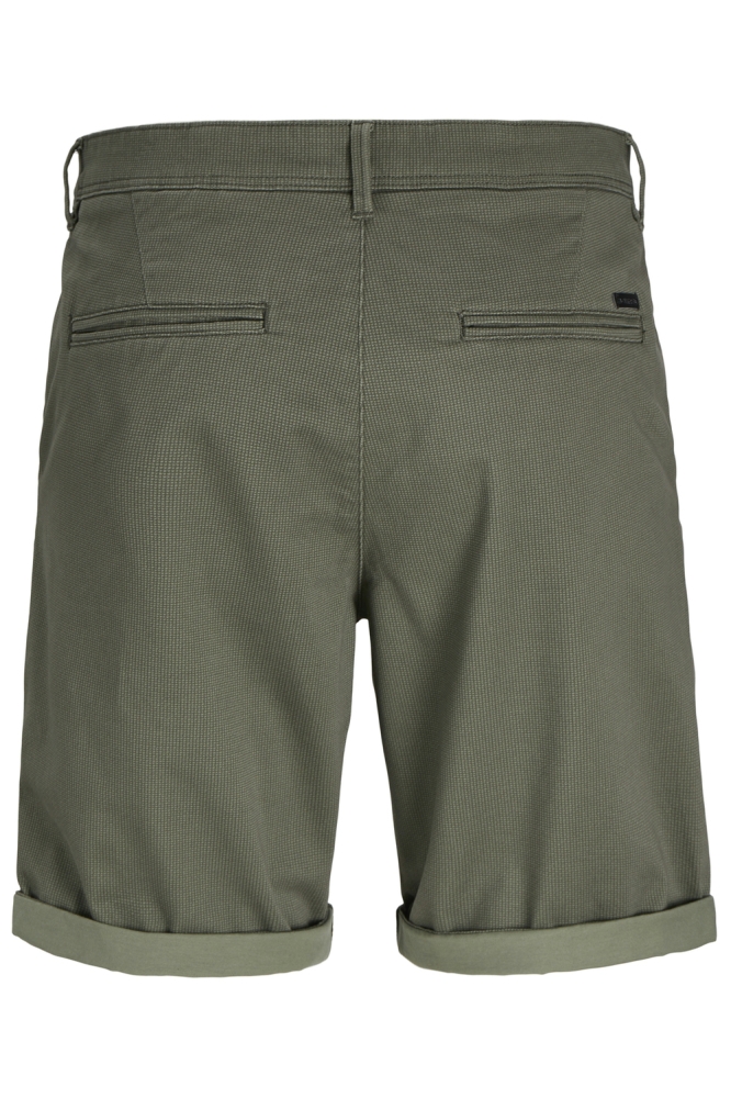 Jack & Jones groene heren korte broek | Achteraanzicht