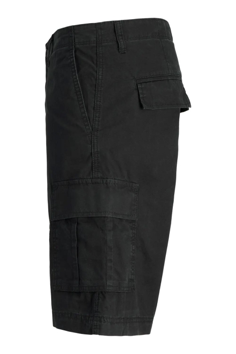 Jack & Jones zwarte heren korte broek | Zijaanzicht