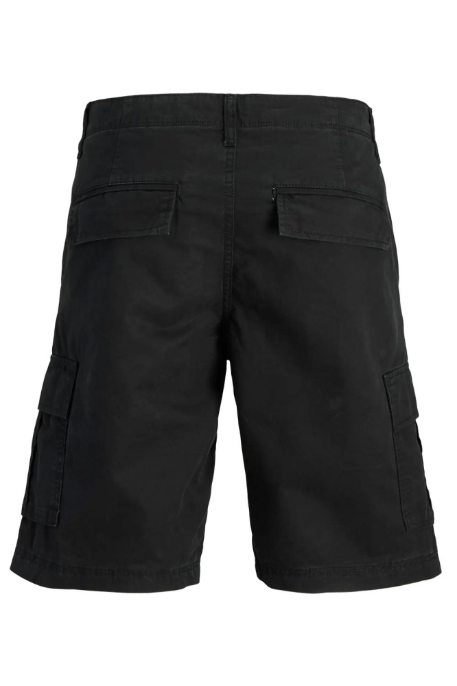 Jack & Jones zwarte heren korte broek | Achteraanzicht