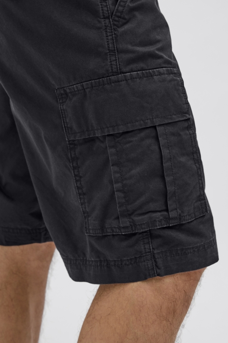 Jack & Jones zwarte heren korte broek | Close up