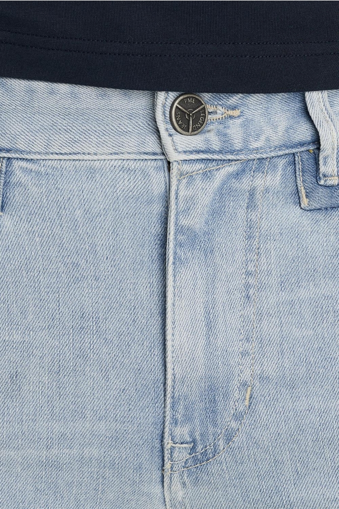 PME legend blauwe heren korte broek | Close up