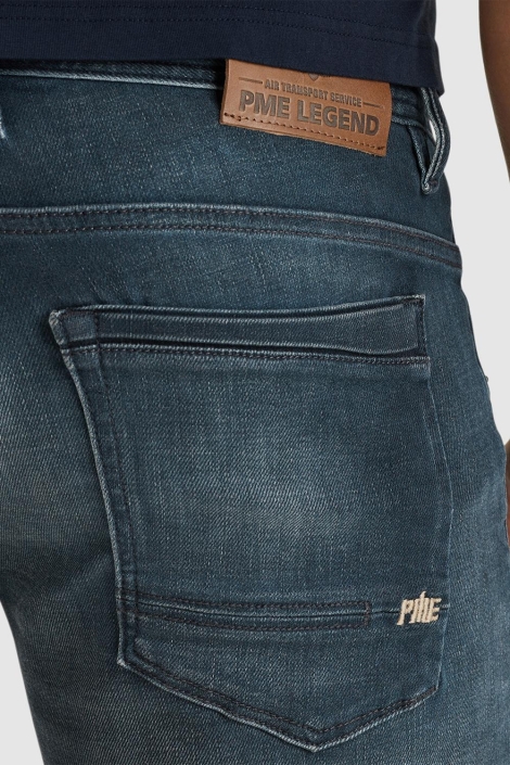 PME legend blauwe heren korte broek | Close up
